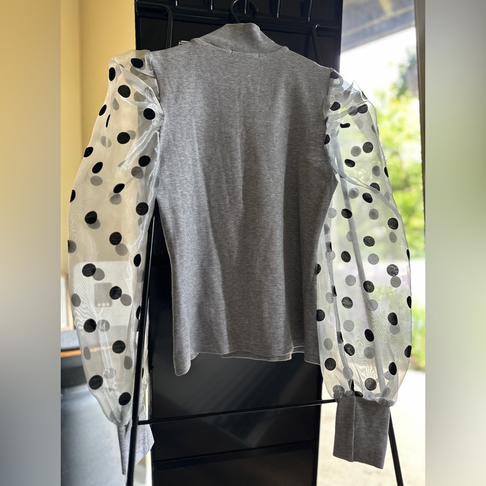 CBR Gray Ribbed Sweater - Picture 6 of 7